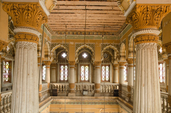 Pune, Maharashtra, India. December 20. The Mahadji Shinde Chhatri and Lord shiva Temple, Memorial of the military leader Mahadji Shinde, one of the most significant landmarks in the city. 