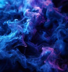 blue and pink smoke