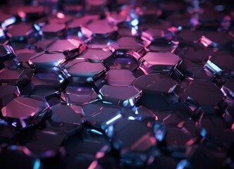 Obraz premium lot shiny pink and blue diamonds