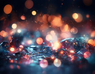 close up diamond on dark background