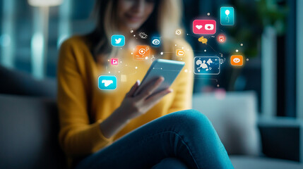 CRM for managing social media interactions.