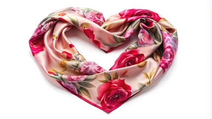 Heart+shaped+silk+scarf