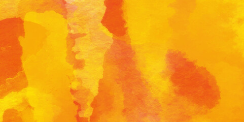 Background with yellow watercolor spot.Watercolor vector art background for cards, flyer, poster, banner and cover design.abstract background for design. Abstract yellow watercolor background.
