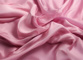 Obraz premium pink silk fabric texture background