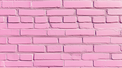 Obraz premium Pastel pink ordered brick wall texture background,backdrop for lady or woman concept.