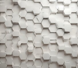 3d white cubes background