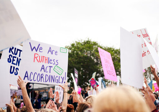 woman right protest