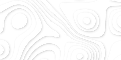 Abstract White paper cut background with lines.3d realistic papercut decoration textured with wavy layers. modern wallpaper texture and 3d realistic design use for banner flyers, posters.	