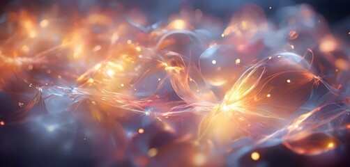 Fototapeta premium abstract background with glowing lights