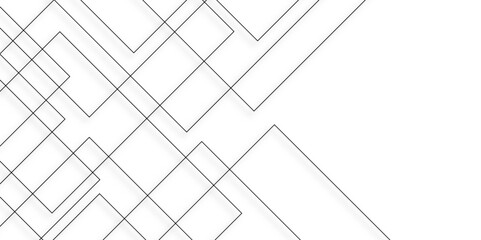 Abstract industrial Design random lines black on white background.Geometric seamless minimalist pattern with straight lines design.luxury black geometric random chaotic lines.squares and triangle line