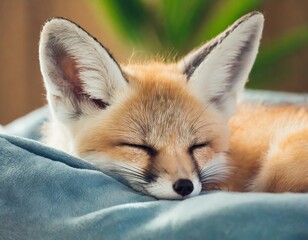 Fototapeta premium desert fox Generative AI 