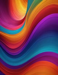 Obraz premium colorful abstract background with wavy lines