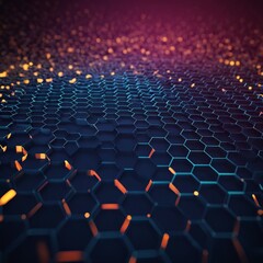 Obraz premium close up hexagon pattern