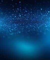 abstract blue background with bo lights
