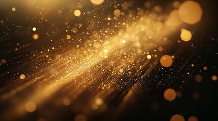 Fototapeta premium Captivating Display of Golden Light in an Abstract Setting