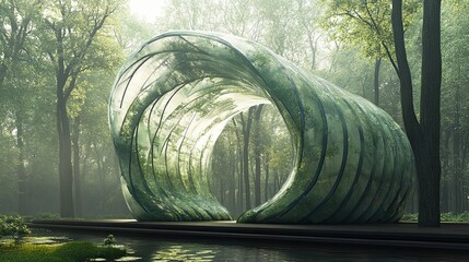 51. Biodegradable temporary event architecture designed to minimize environmental impact