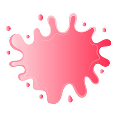 Guava Liquid Splash Vector Illustration Isolated on White Background.