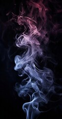 Obraz premium smoke on black background