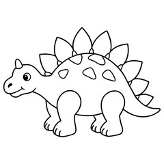 Ankylosaurus with a protective shel