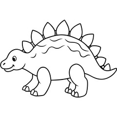 Ankylosaurus with a protective shel