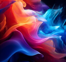 Obraz premium colorful smoke background