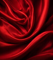 Obraz premium red silk fabric background
