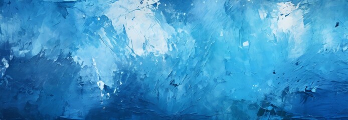 blue abstract painting
