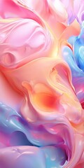 colorful abstract background with pink, blue and yellow swirl