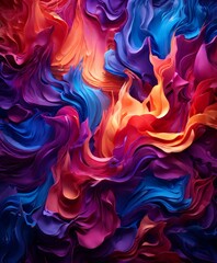 Obraz premium abstract background with colorful liquid