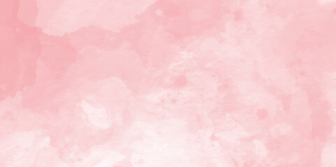 Pink background with space.Grunge background frame Soft pink paper texture,Light pink background with watercolor alpha grunge texture. Abstract pink watercolor illustration banner, wallpaper