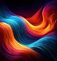 abstract colorful wavy background