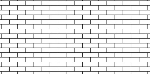 White brick blank home wall texture copy for space panorama white tiles and black joints. white brick wall used for background.	
