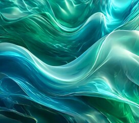 Obraz premium abstract blue and green background