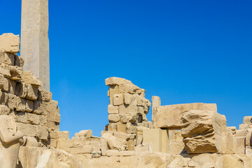 Fototapeta premium Ruins of the ancient Karnak temple. Luxor, Egypt
