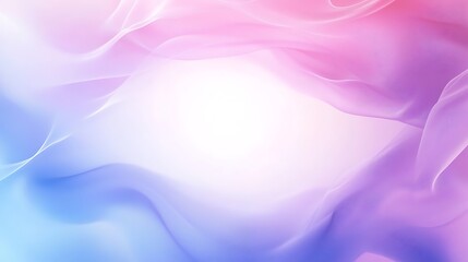 Fototapeta premium Abstract Wavy Background with Pastel Blue and Pink Hues