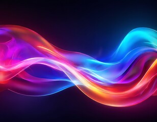 abstract colorful wave background