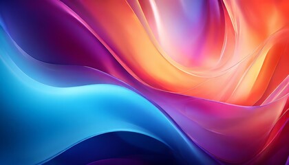 Naklejka premium abstract background with colorful waves