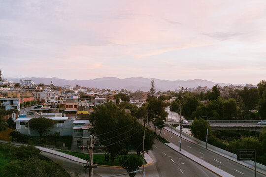 Cityscape at Sunset