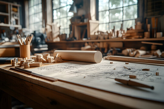 Mesa de trabajo de taller de carpinter&iacute;a