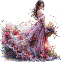 portrait of a woman in dress