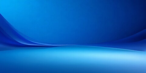 Obraz premium blue abstract background with smooth