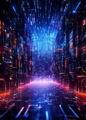 Fototapeta premium futuristic city wallpapers