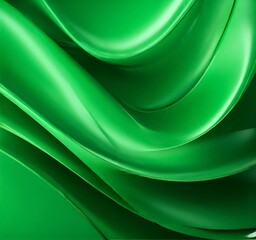 Obraz premium green silk fabric background