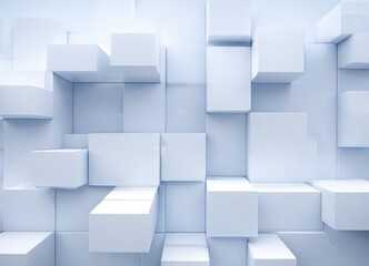 abstract 3d cubes background