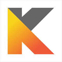 creative modern color full  letter logo design 