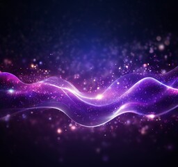 Obraz premium abstract background with glowing lines and stars