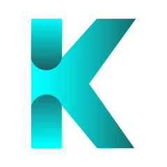 creative modern color full  letter logo design 