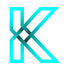 creative modern color full  letter logo design 