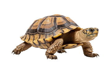 Obraz premium close up of a turtle, appropriate for use in publications on nature, education, and pet care