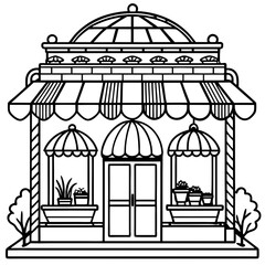 ancient greek temple vector